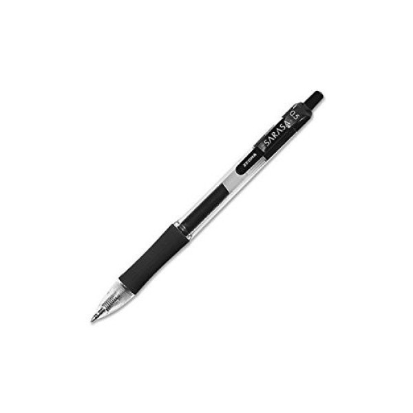 ZEBRA SARASA CLIP GEL PEN 0.5MM BLACK ,BOX OF 10 PCS