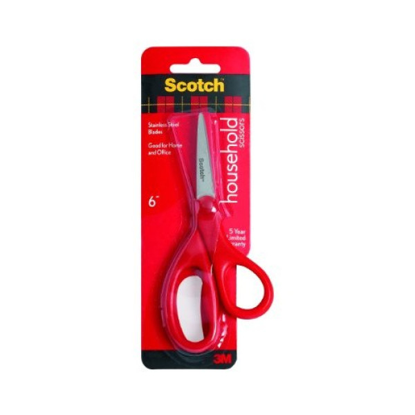 SCOTCH SCISSOR HOUSEHOLD 6"1406-3M