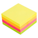 DELI STICKY NOTES A03003(76X76MM)3X3 FOUR COLOR NEON,100X4 SHEETS