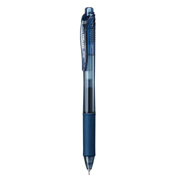 PENTEL ENERGELX RETRACTABLE GEL ROLLERPEN 0.5MM PE-BLN105-CAH NAVY BLUE 12 PCS
