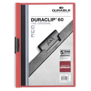 DURABLE 2200-01 DURACLIP FOLDER 30 A4 BLACK