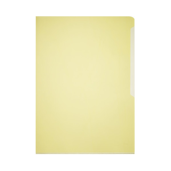 DURABLE 2339 CLEAR L-FOLDER A4 YELLOW,PACKET OF 50 PCS