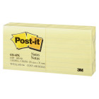 POST-IT 3M 630SS (76X76MM) 3"X3" STICKY NOTE LINED YELLOW