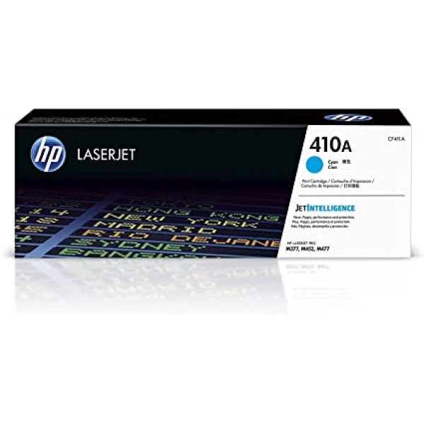 HP 410A LASERJET TONER CARTRIDGE CYAN CF411A (MFP M477 /M452)