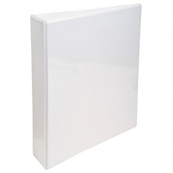 AL BAAZ PRESENTATION RING BINDER AB-407 4RING 2 1/2" 64MM WHITE