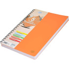 FIS A4 UNIVERSITY BOOK 5 SUBJECT FSUB5SPPLE 200 SHEETS,ORANGE