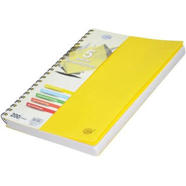 FIS EXERCISE NOTEBOOK, 200 PAGES,10MM SQUARE, FSEBSQ10200N