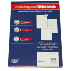 FIS FSLA12-3-100 A4 MULTIPURPOSE WHITE LABEL 63.5X72MM