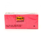POST-IT 3M 653AN (34.9X47MM) 1.5"X2" STICKY NOTE NEON COLORS, PACKET OF 12 PCS