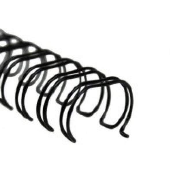SUPER DEAL PLASTIC COMB BINDING RINGS PVC 6MM BLACK, BOX OF 100 PCS