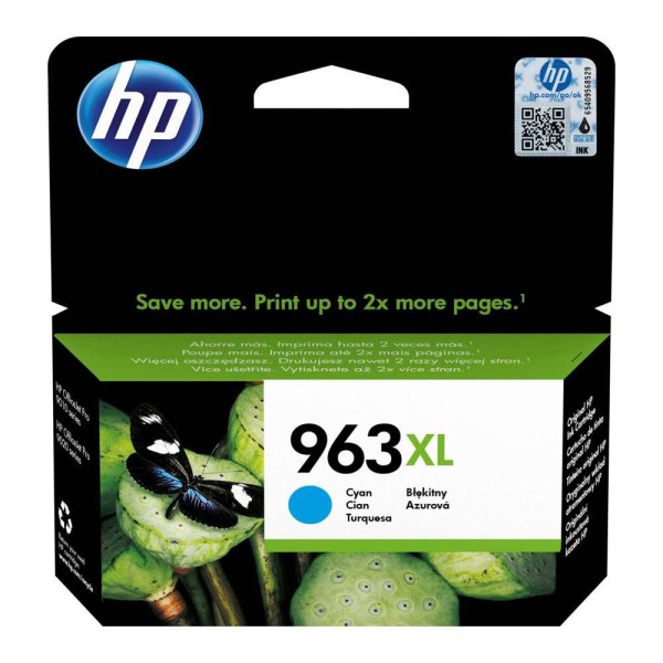 HP 963XL INK CARTRIDGE CYAN 3JA29AE