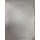 FIS EXAM SHEET A4 (21 X 29.7 CM) FSPAEPA450 LEFT SIDE MARGIN 60GSM,50 SHEETS