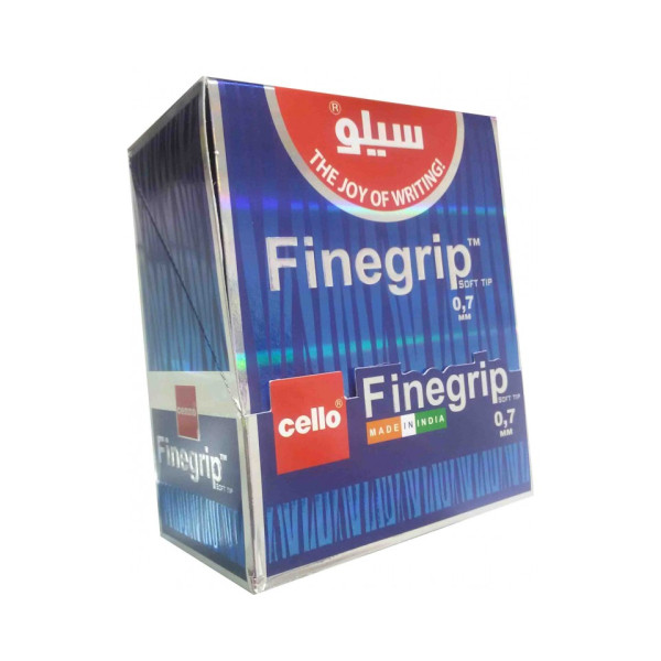 CELLO FINEGRIP BALLPEN BLUE, BOX OF 50 PCS 