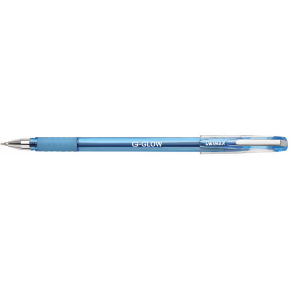 UNIMAX GIGIS G-GLOW 0.7MM BLUE BALLPEN PACK OF 50 PCS