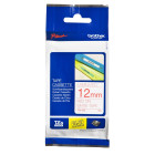 BROTHER MK-232 TAPE 12MM RED ON WHITE