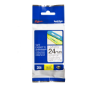 BROTHER TZ-151 TAPE 24MM BLACK ON CLEAR LAMINATED