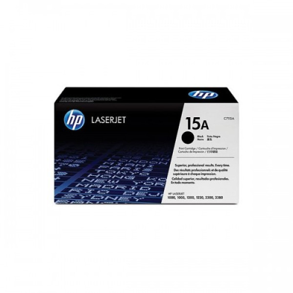 HP 15A LASERJET TONER CARTRIDGE BLACK C7115A (1000/1200/3300)