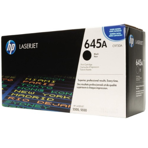 HP 645A LASERJET TONER CARTRIDGE BLACK C9730A (5500/5550