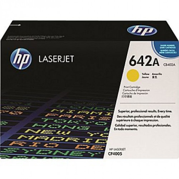 HP 642A LASERJET TONER CARTRIDGE YELLOW CB402A (LJ CP4005)