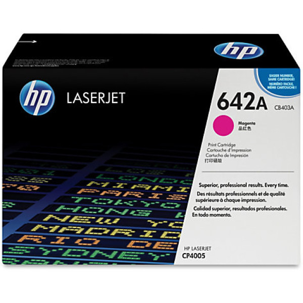 HP 642A LASERJET TONER CARTRIDGE MAGENTA CB403A (LJ CP4005)