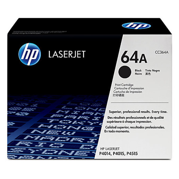 HP 64A LASERJET TONER CARTRIDGE BLACK CC364A (LJ 4015/4515)