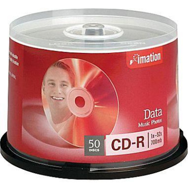 CD-R IMATION  700MB 80MIN 52X  SPINDLE 100/PCS