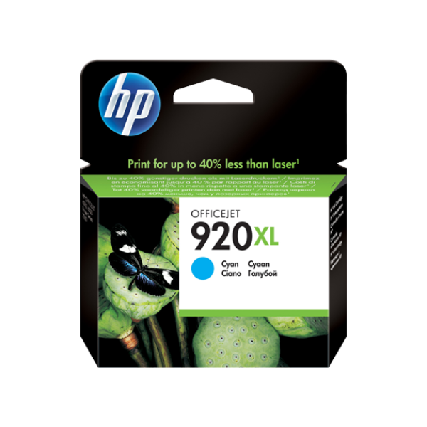 HP 920XL INK CARTRIDGE CYAN CD972AE