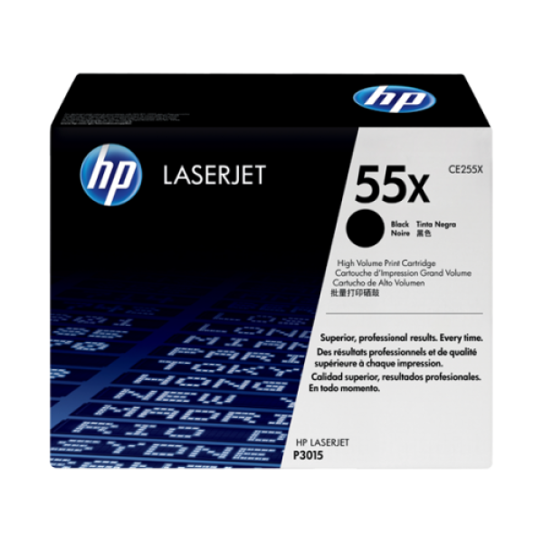 HP 55X LASERJET TONER CARTRIDGE BLACK CE255X (P3015) 