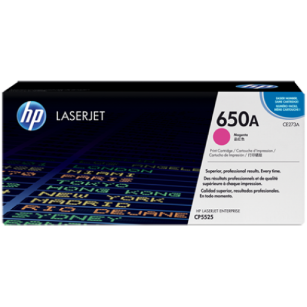 HP 650A LASERJET TONER CARTRIDGE MAGENTA CE273A (LJ CP5520/5525)