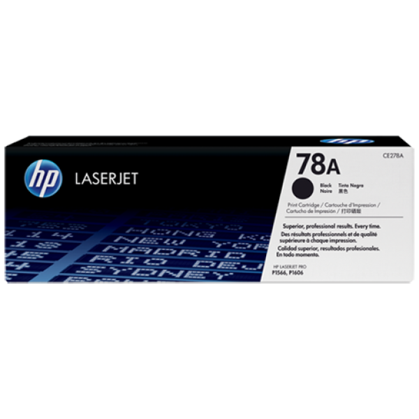 HP 78A LASERJET TONER CARTIDGE BLACK CE278A (P1566/1606/1536 DNF/1322)