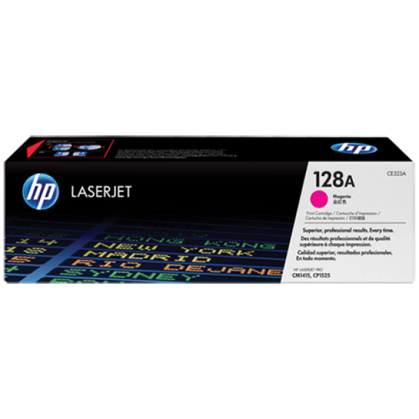 HP 128A LASERJET TONER CARTRIDGE MAGENTA CE323A (LJ CM1415/CP1525)