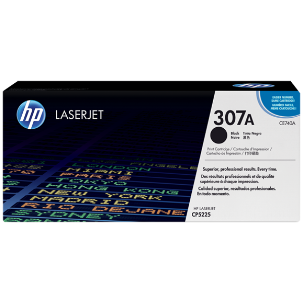 HP 307A LASERJET TONER CARTRIDGE BLACK CE740A (CP5225 SERIES)