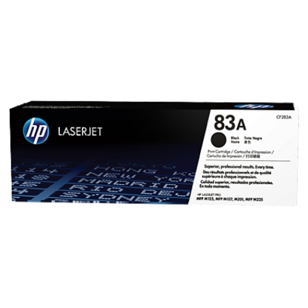 HP 83A LASERJET TONER CARTRIDGE BLACK CF283A (M125/127/201/225) 