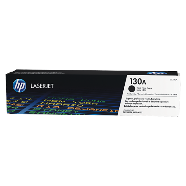 HP 130A LASERJET TONER CARTRIDGE BLACK CF350A (LJ M176/177)