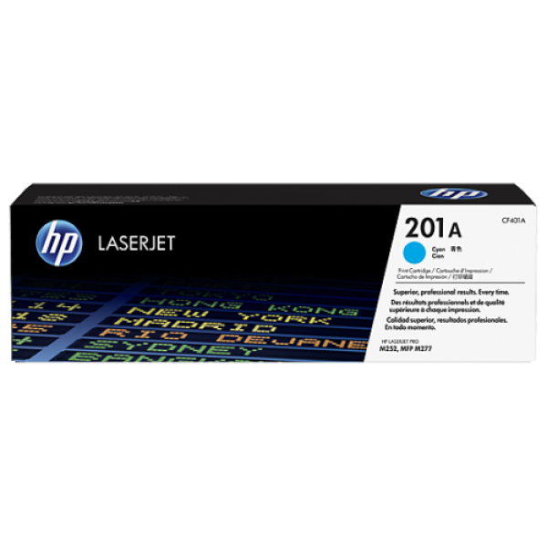 HP 201A LASERJET TONER CARTRIDGE CYAN CF401A (M252 /M277) 