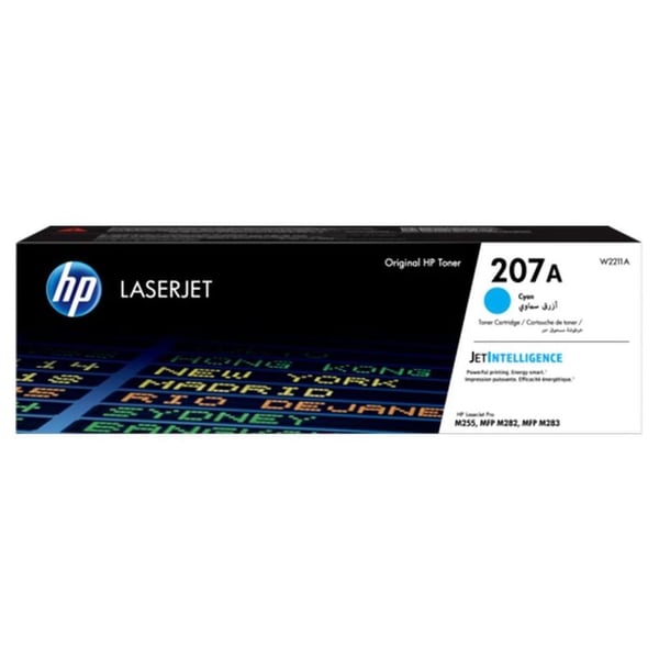 HP 207A W2211A CYAN ORIGINAL LASERJET TONER CARTRIDGE