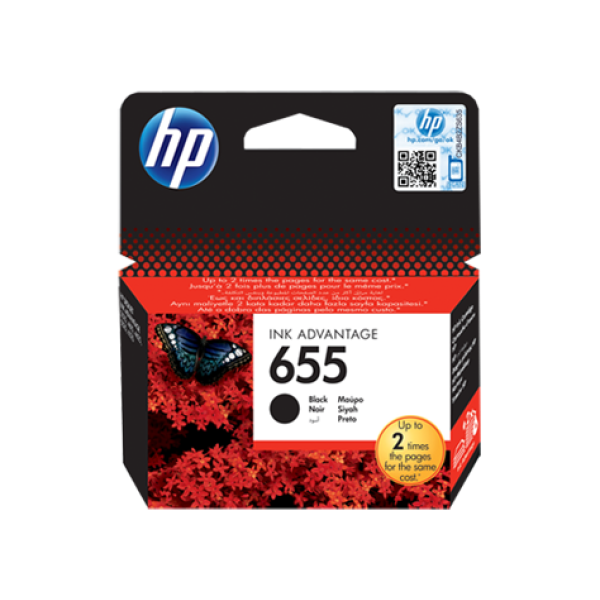 HP 655 INK CARTRIDGE BLACK CZ109AE