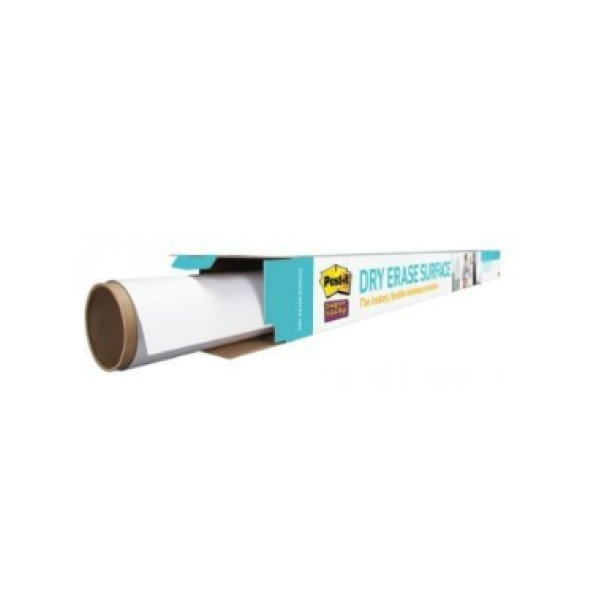 POST-IT DRY ERASE WHITEBOARD SURFACE DEF6x4 WHITE, 4 FT x 6 FT (1.21 M X 1.82 M)