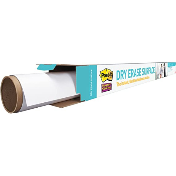 POST-IT DRY ERASE WHITEBOARD SURFACE DEF8x4 WHITE, 4 FT X 8 FT (1.21 M X 2.43 M)