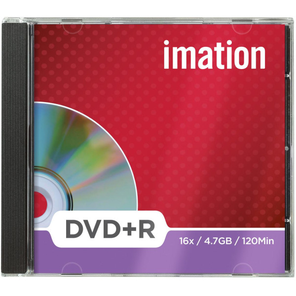 DVD+R IMATION 4.7GB  120MIN/16X JEWEL CASE