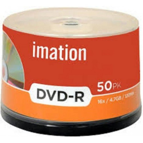 DVD-R IMATION 4.7GB 120MIN/ 16X SPINDLE 50/PCS