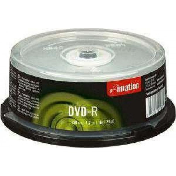 DVD-R IMATION 4.7GB  120MIN/ 16X SPINDLE 25/PCS