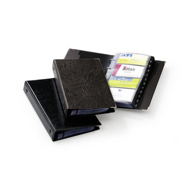 DURABLE CARD HOLDERS VISIFIX 2383-11 BROWN 200 CARDS