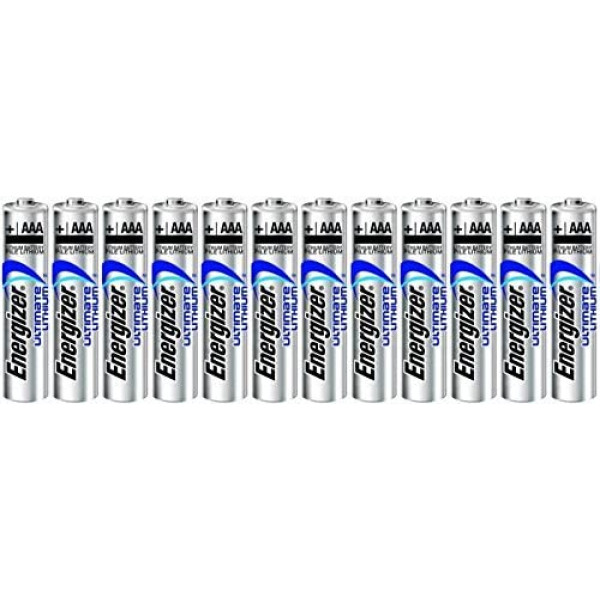 ENERGIZER AAA L92BP4 LITHIUM BATTERIES, PACK OF 12PCS