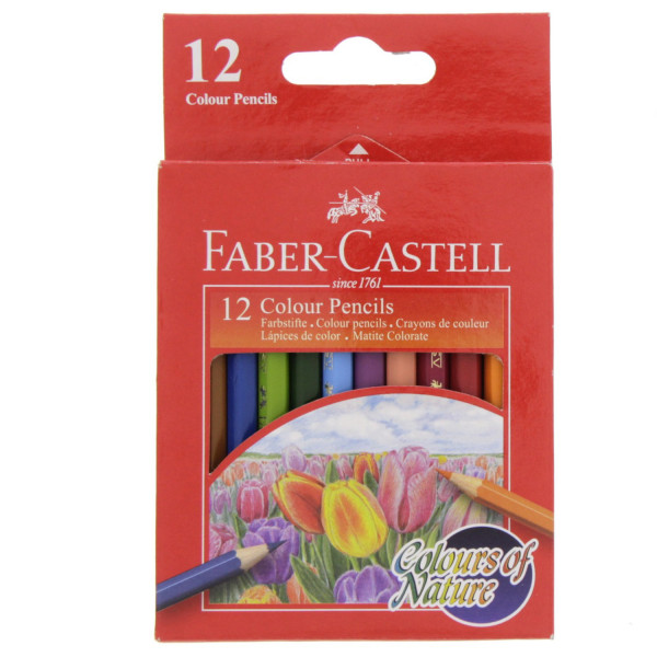 FABER CASTELL FC114414E 12 COLOR PENCILS