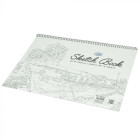 FIS SKETCH BOOK SPIRAL B4-15SHEETS,FSSKS15B4 