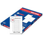 FIS FSLA16-3-100 A4 MULTIPURPOSE WHITE LABEL 145 X 17MM