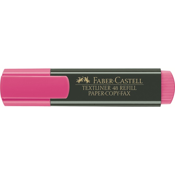  FABER CASTELL HIGHLIGHTER PINK, BOX OF 10 PCS