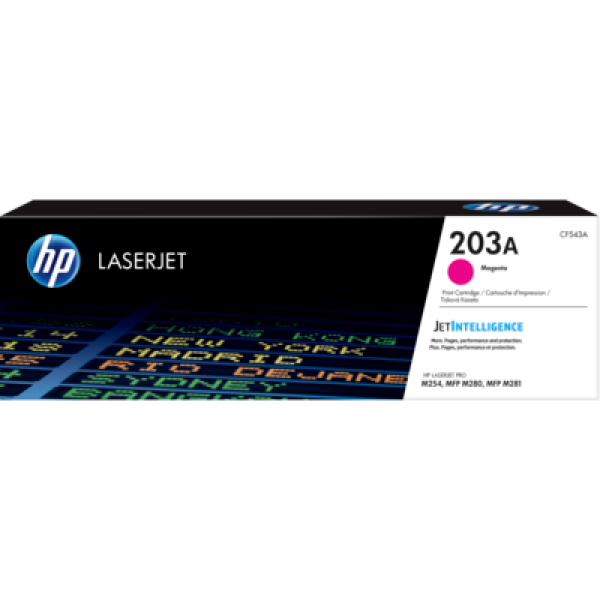 HP 203A LASERJET TONER CARTRIDGE MAGENTA CF543A (M254 /MFP M280)