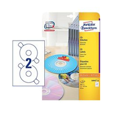  AVERY LABEL LASER ZWECKFORM A4 3483 WHITE 4 LABELS/SHEET,PACKT